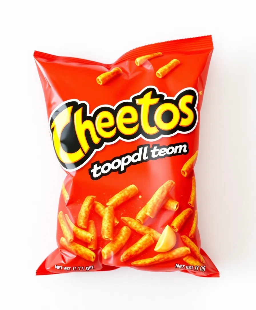 Bag of Hot Cheetos