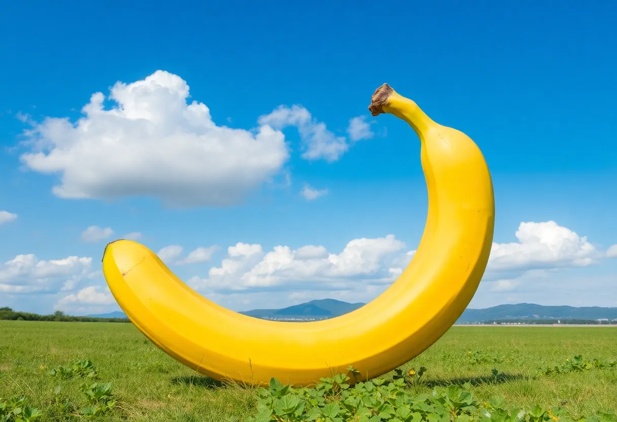 Big yellow banana