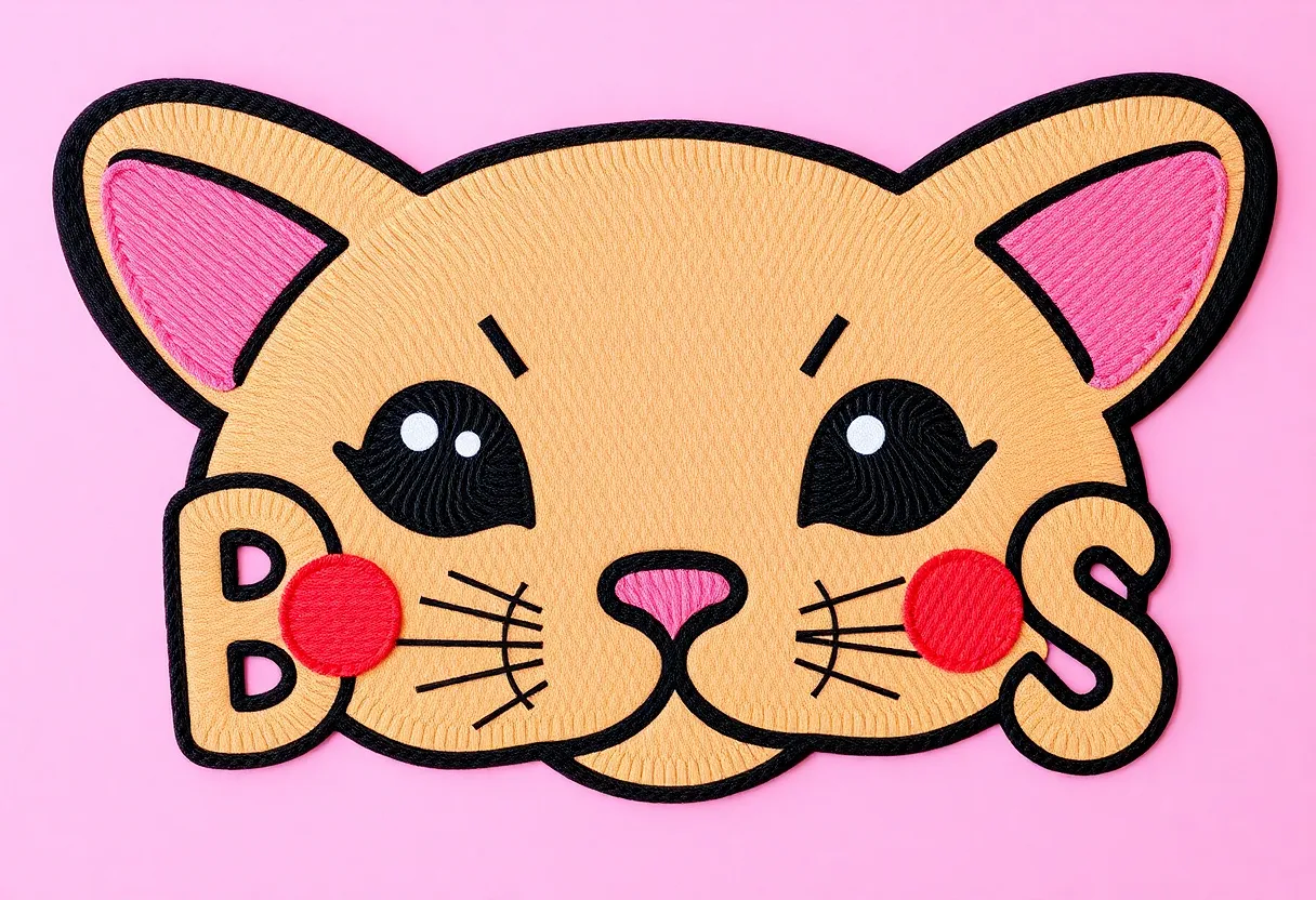Cute little boo-boos on pink background