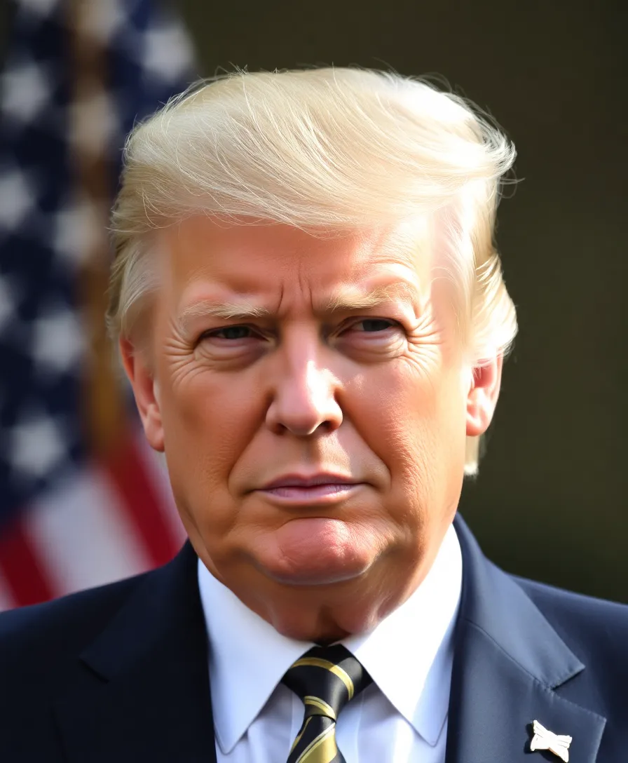 Donald Trump front portrait