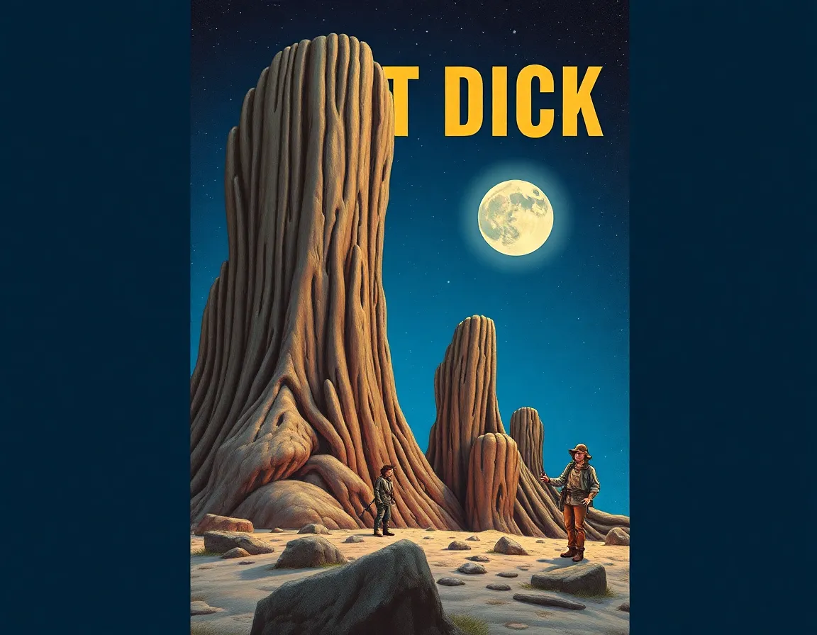 Giant dick front cover illustration