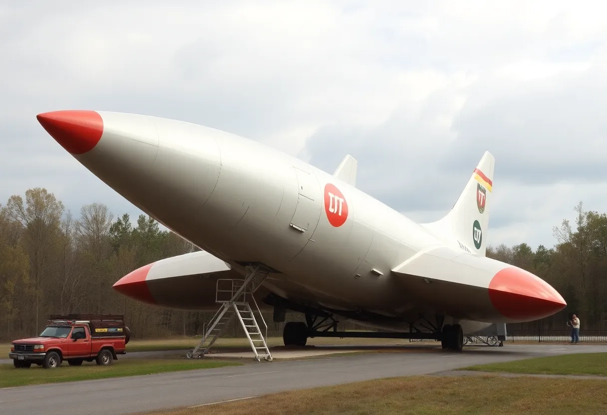 Glorious 1960s era rocket ship