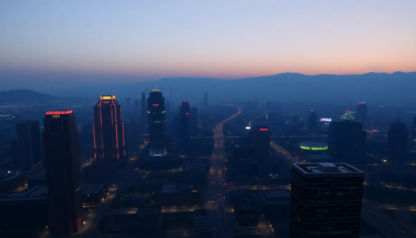 Grand Theft Auto 5 Los Santos cityscape