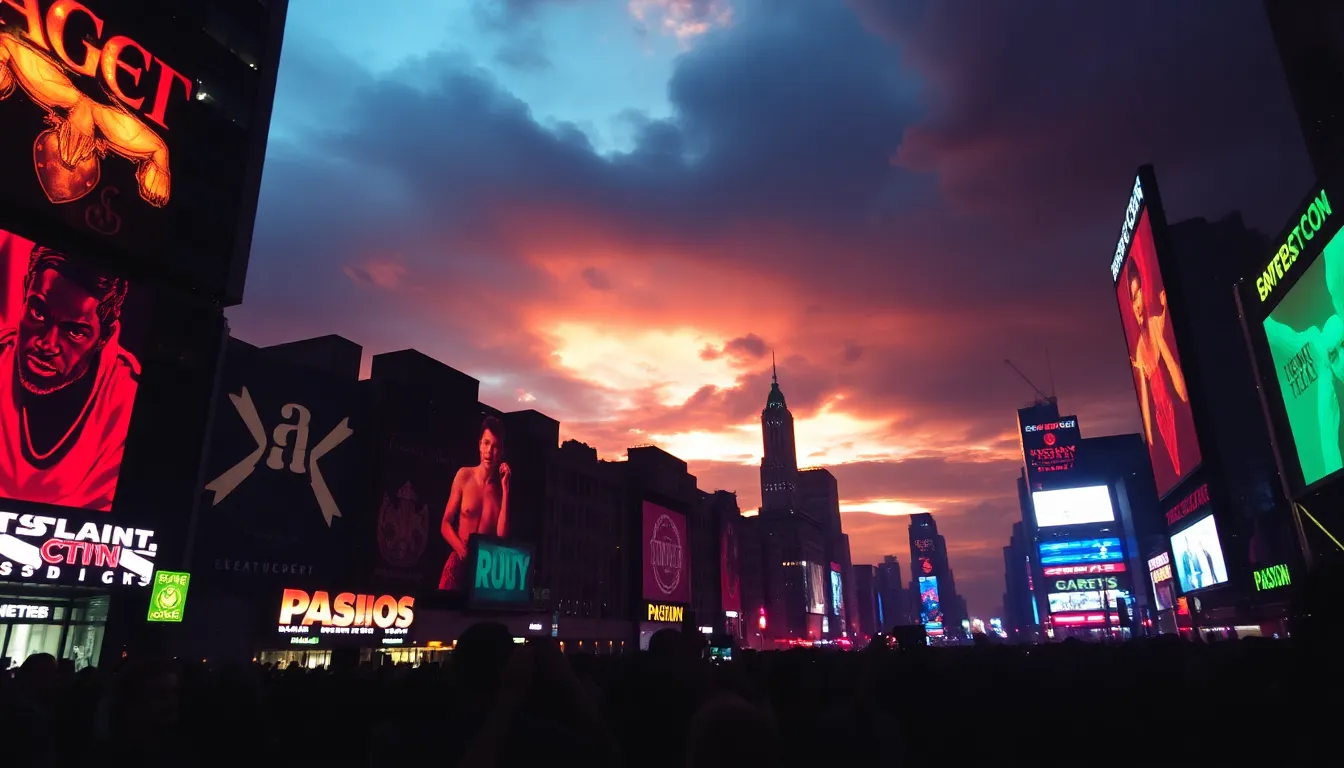 Intense passion in the city