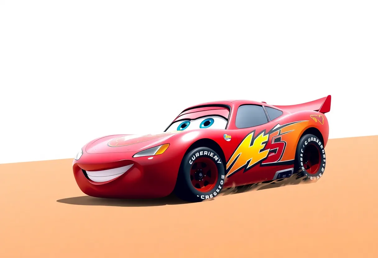 Lightning McQueen car