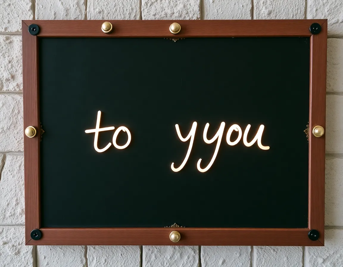 Message dedicated to you illustration