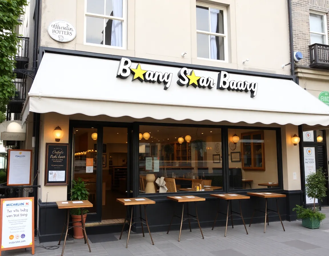 Exterior of a restaurant run by a Michelin star baby