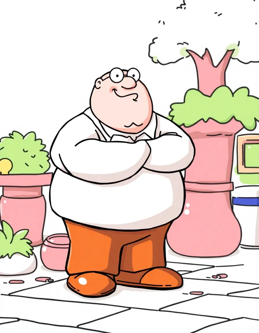 Peter Griffin standing