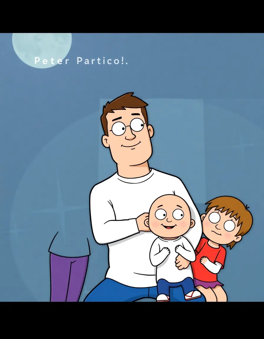 Peter Parker family guy illustration