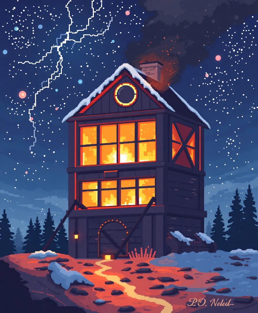 Pixel art of Reed Timmer