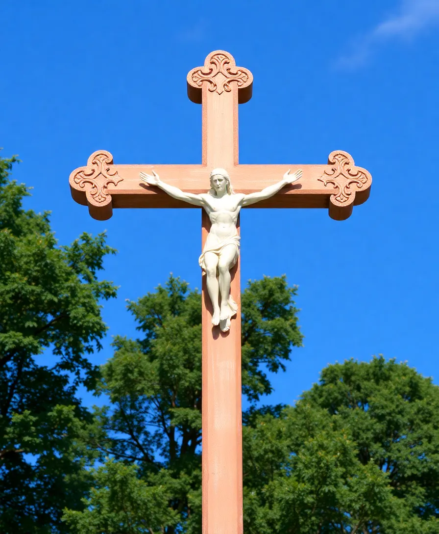 Religious cross symbol