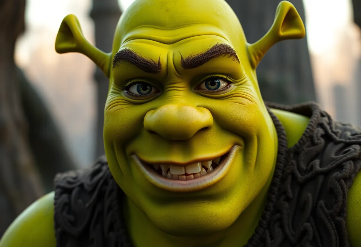 Shrek saying yahoo and Jeffy from SML saying pee-pee