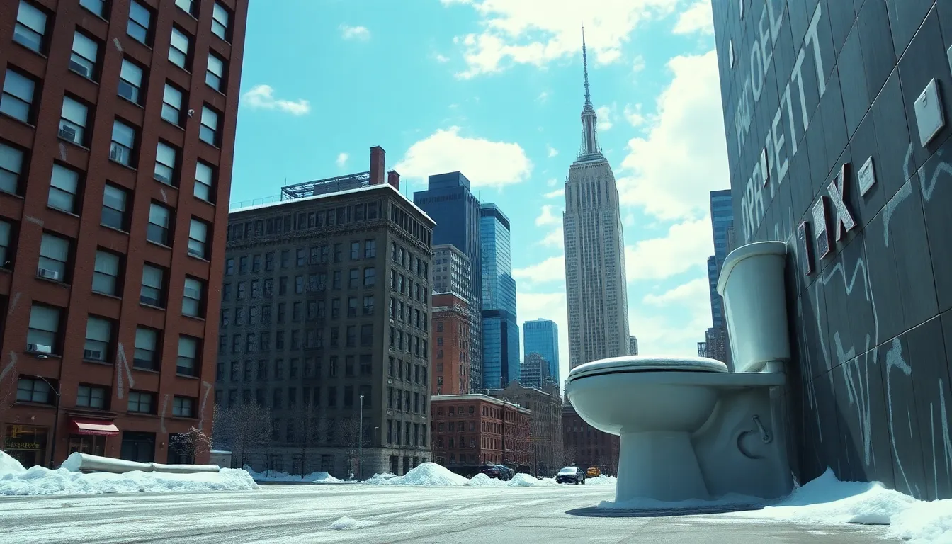 Skibbity Toilet attacking New York with JZ