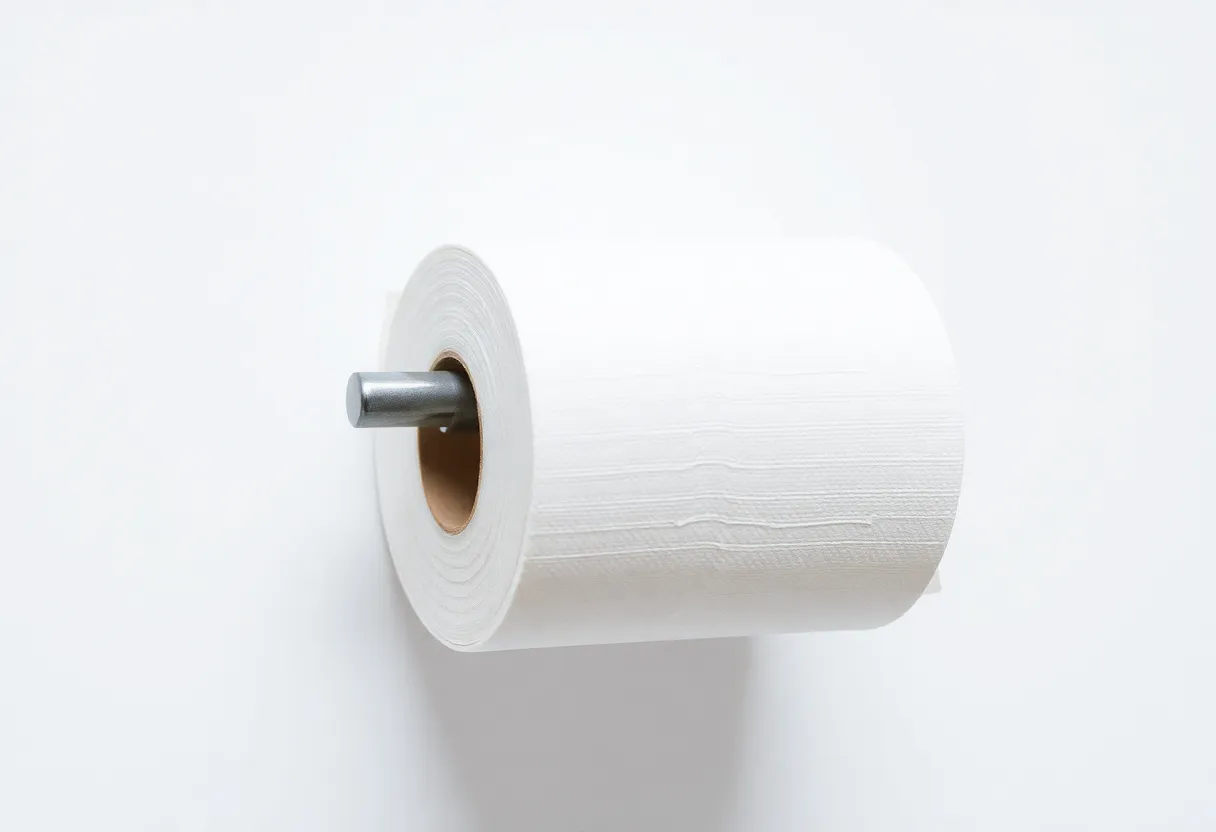 Roll of toilet paper